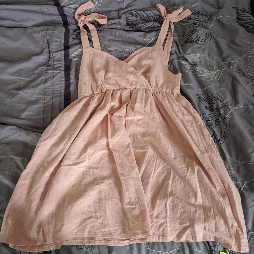 ROMWE PINK SUNDRESS SIZE S